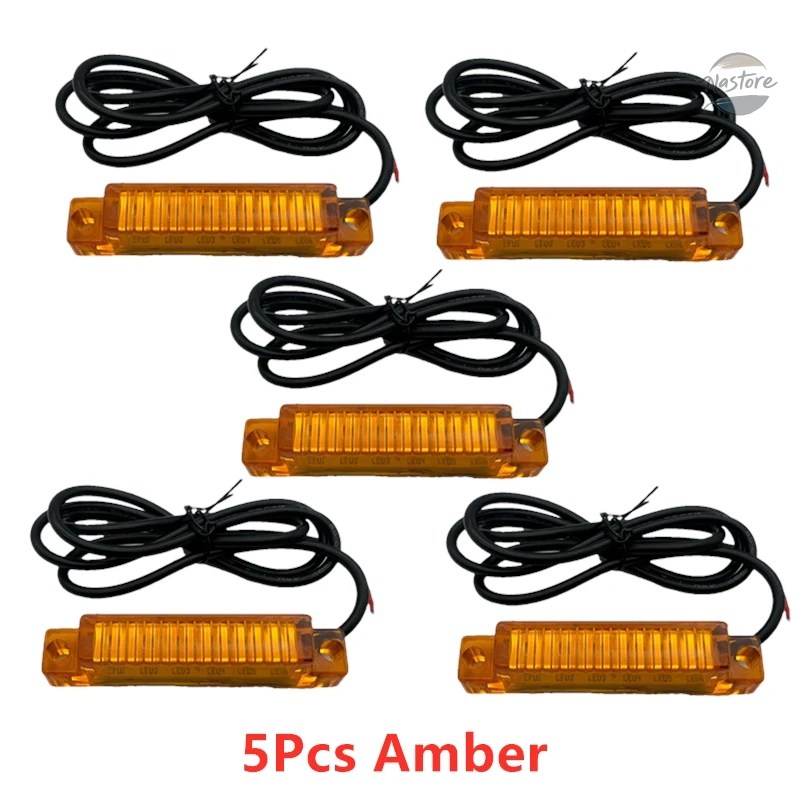 並行輸入品 ip68 ボルボ グリル 5個 ホワイト アンバー led トラック