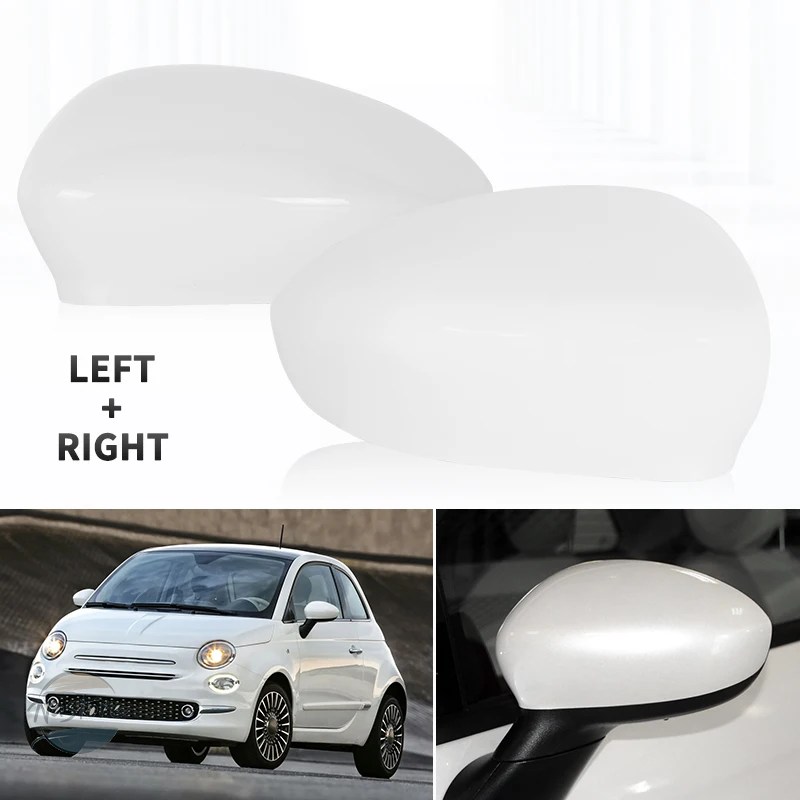 フィアット500CC 純正 左右 ドアミラーカバー アイスホワイト(227/B) FIAT 500 ドアミラーカバーの商品一覧 通販 - Yahoo!ショッピング
