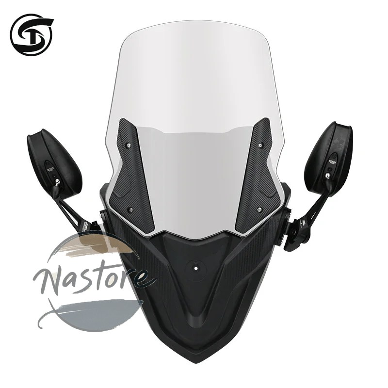 並行輸入品 ヤマハ バイク カスタム 部品 カスタムパーツ アクセサリー nmax155 nmax125 nmax150 125 2020-2024 風防バックミラー一体型の画像