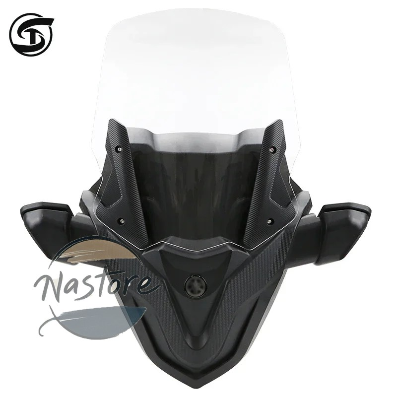並行輸入品 ヤマハ バイク カスタム 部品 カスタムパーツ アクセサリー nmax155 nmax125 nmax150 125 2020-2024 風防バックミラー一体型の画像