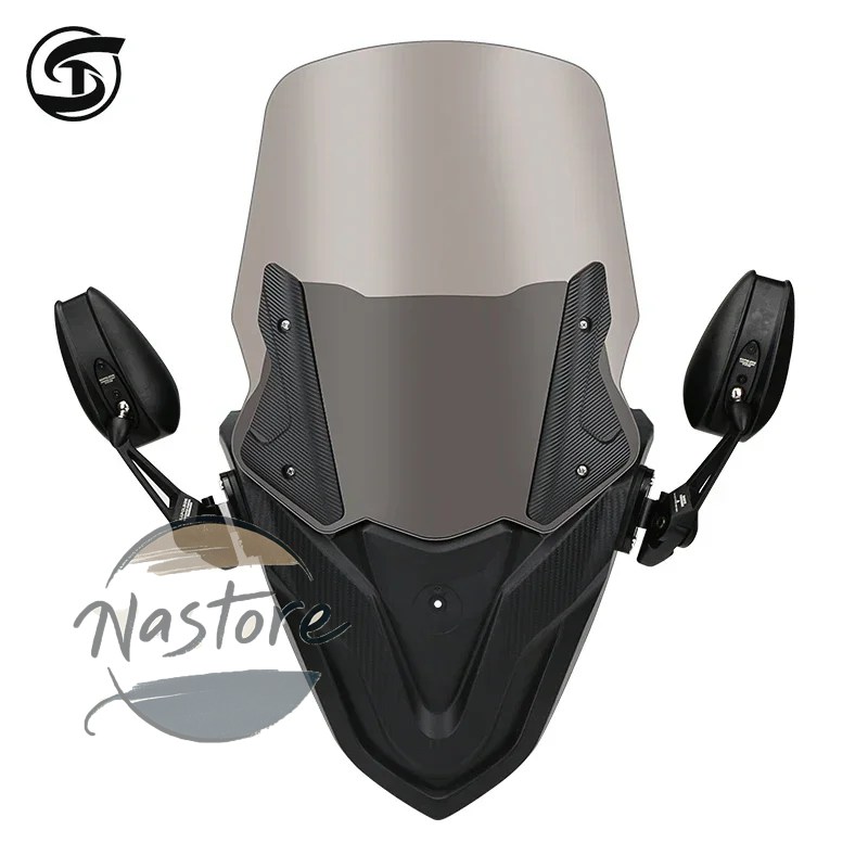 並行輸入品 ヤマハ バイク カスタム 部品 カスタムパーツ アクセサリー nmax155 nmax125 nmax150 125 2020-2024 風防バックミラー一体型の画像