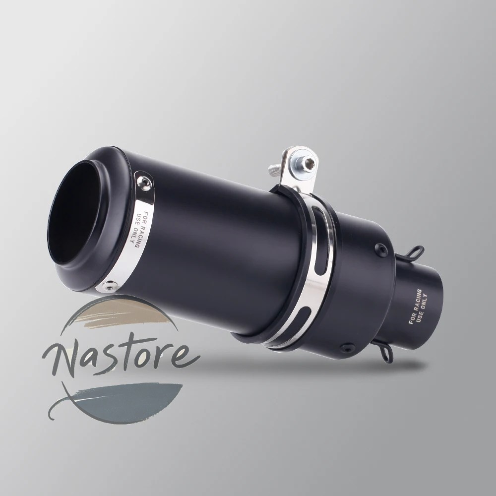 並行輸入品 r3 バイク マフラー 51mm/60mm レーシング sc排気プロジェクトパイプ gy6 r1 gsxr125 fz6 mt07 z125 z250 カスタムパーツ 部品 アクセサリー_4