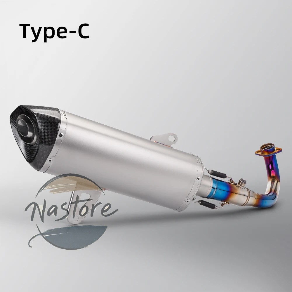 並行輸入品 バイク フロント マフラー 部品 カスタムパーツ アクセサリー xmax300 フル スタイルパイプ排気パイプ 2015-2023_3