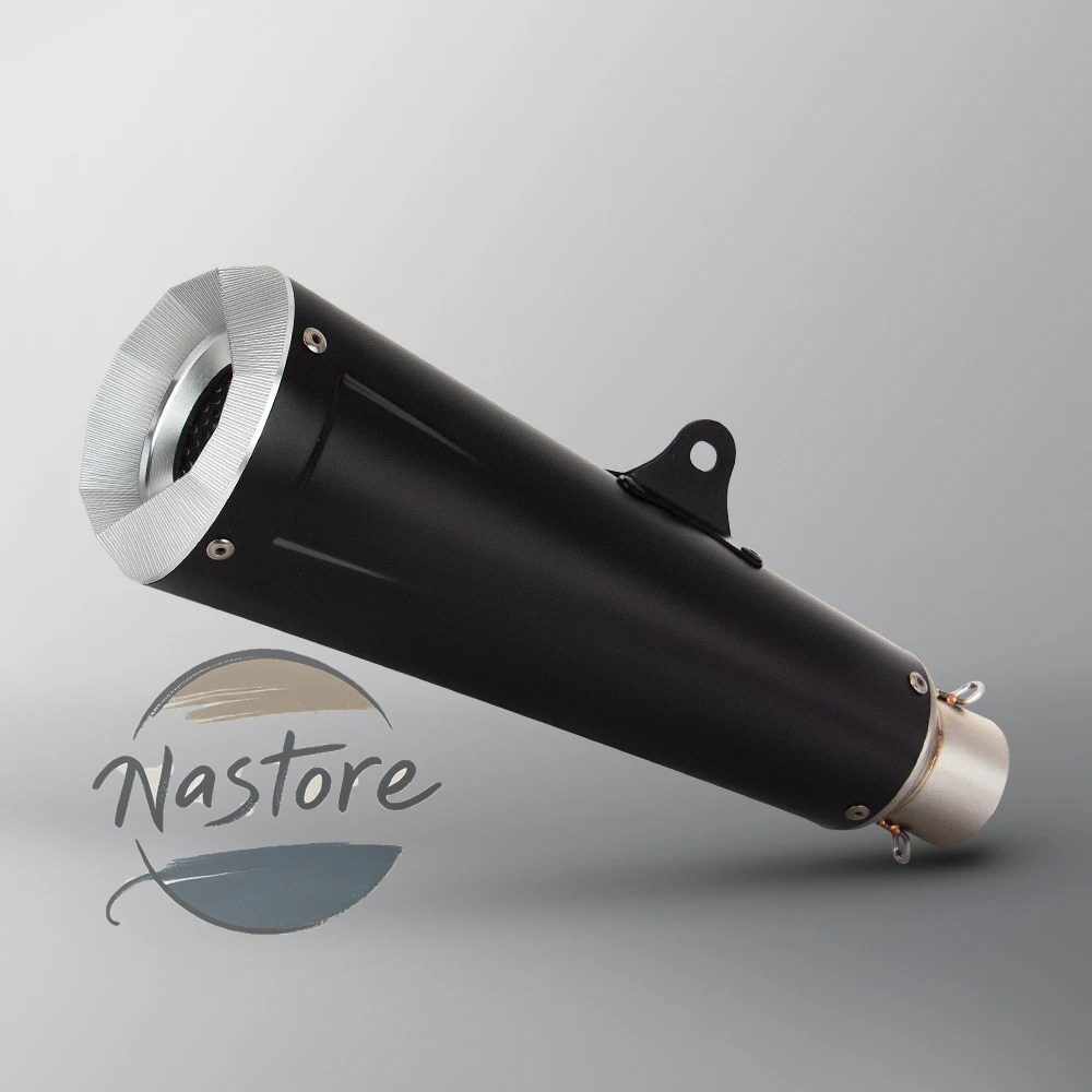 並行輸入品 バイク マフラー カスタム 部品 カスタムパーツ アクセサリー チタン合金ステンレス汎 排気テールパイプcbr500r nss350 forza750 xmax gsx8r r3の画像