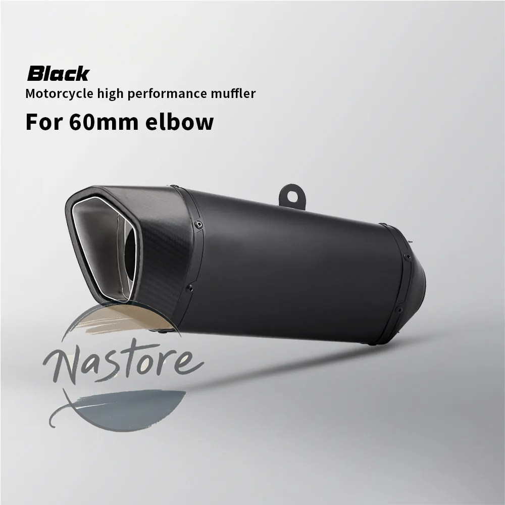 並行輸入品 バイク マフラー 部品 カスタムパーツ アクセサリー 汎 排気カーボン チップパイプ 60mm z400 sv650 450sr crf1100 nmax z125 versys650 cbr150r_1