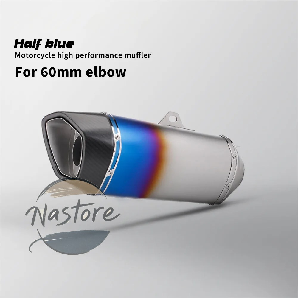 並行輸入品 バイク マフラー 部品 カスタムパーツ アクセサリー 汎 排気カーボン チップパイプ 60mm z400 sv650 450sr crf1100 nmax z125 versys650 cbr150r_2