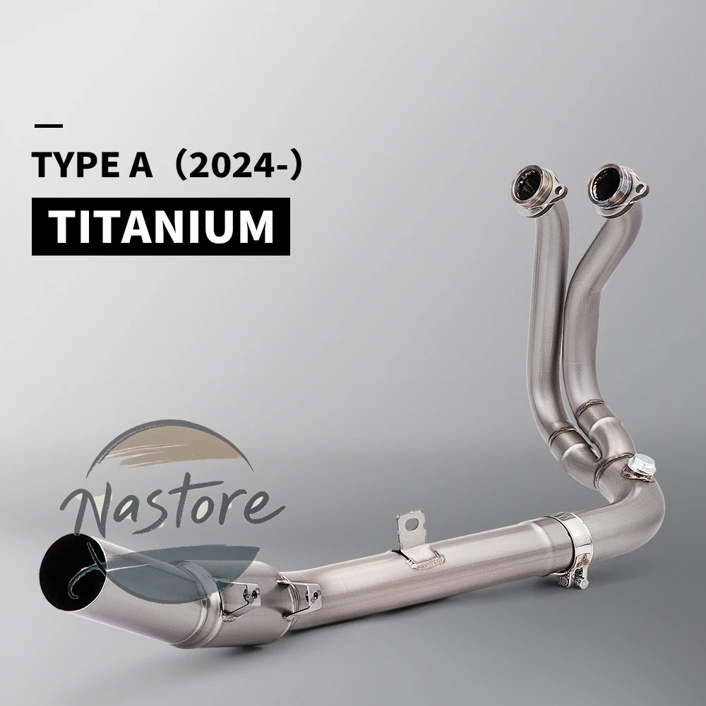 並行輸入品 バイク フロント チタンエキゾーストサイレンサー リンクパイプ スリップオン kove 800x アドベンチャー ラリープロ 2023_1