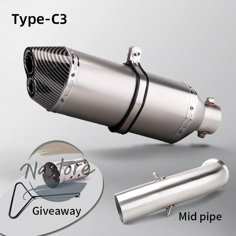 並行輸入品 rc390 バイク マフラー ミドルリンクパイプ 51mm インレットコネクトパイプ デューク rc 125 250 390 デューク390 2017-2021 カスタムパーツ 部品_9