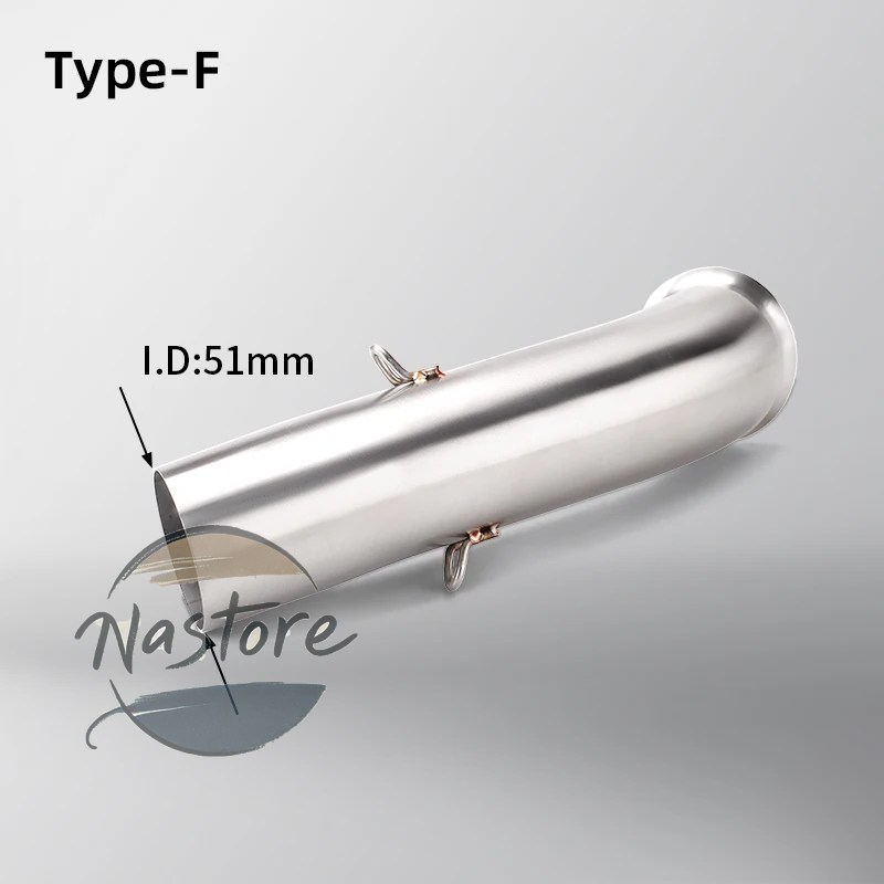 並行輸入品 rc390 バイク マフラー ミドルリンクパイプ 51mm インレットコネクトパイプ デューク rc 125 250 390 デューク390 2017-2021 カスタムパーツ 部品_1