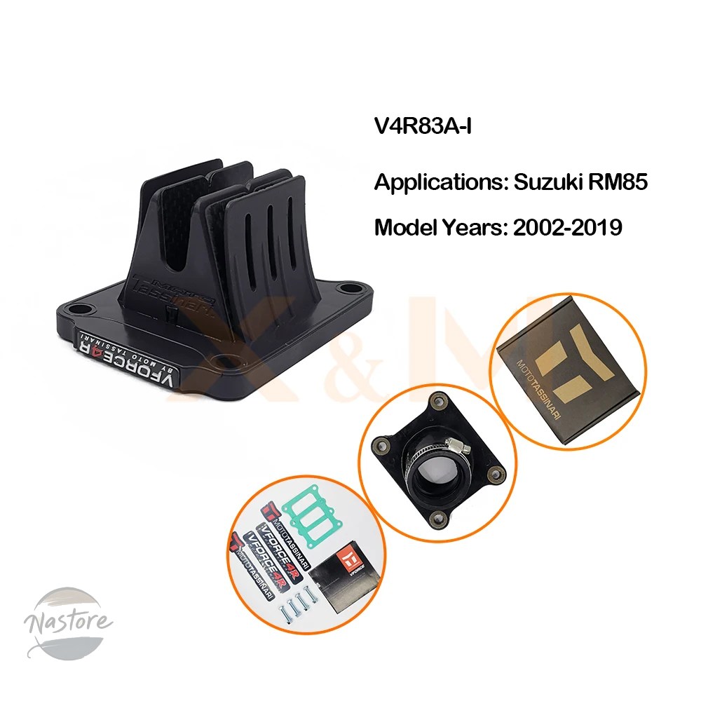 並行輸入品 rm85 スズキ v force v4r83a i リード バルブ システム rm 85l 2002 2019 vforce リード4 カスタムパーツ 部品 アクセサリーの画像