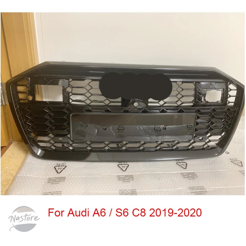 並行輸入品 アウディ audi フロント エンジン a6 c8 s6 sライン レーシンググリル qスタイル acc バンパーグリル sline 部品 カスタムパーツ アクセサリーの画像
