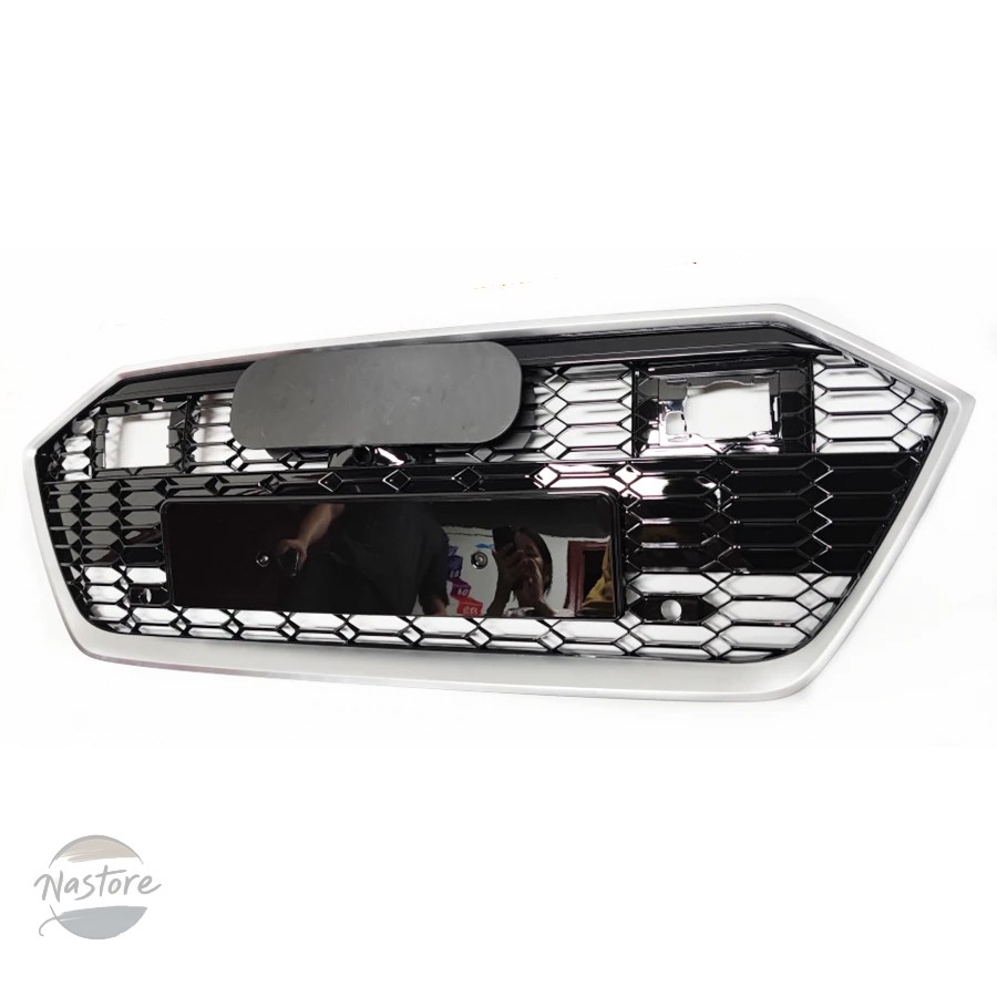 並行輸入品 アウディ audi フロント エンジン a6 c8 s6 sライン レーシンググリル qスタイル acc バンパーグリル sline 部品 カスタムパーツ アクセサリーの画像