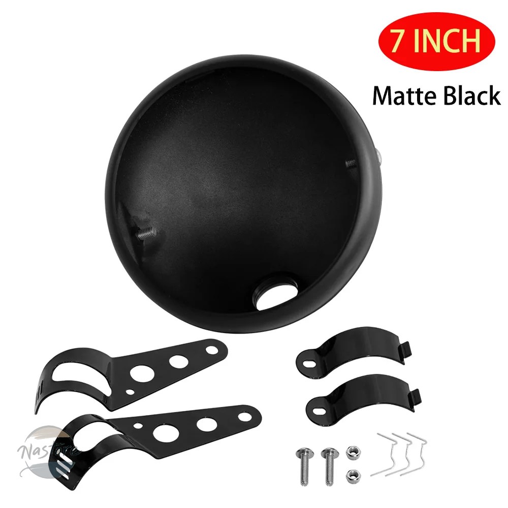 並行輸入品 カワサキ バイク バルカン vn 500 750 800 900 1600 1700 1500 7inch led headlight black for 93 カスタムパーツ 部品 アクセサリー_5