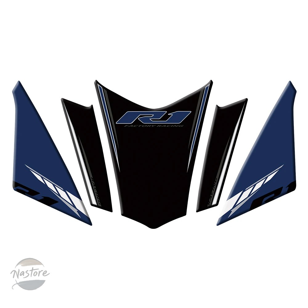 並行輸入品 r1m ヤマハ バイク m 2015 2024 fairing paint protection number board protector stickers カスタムパーツ 部品 アクセサリーの画像