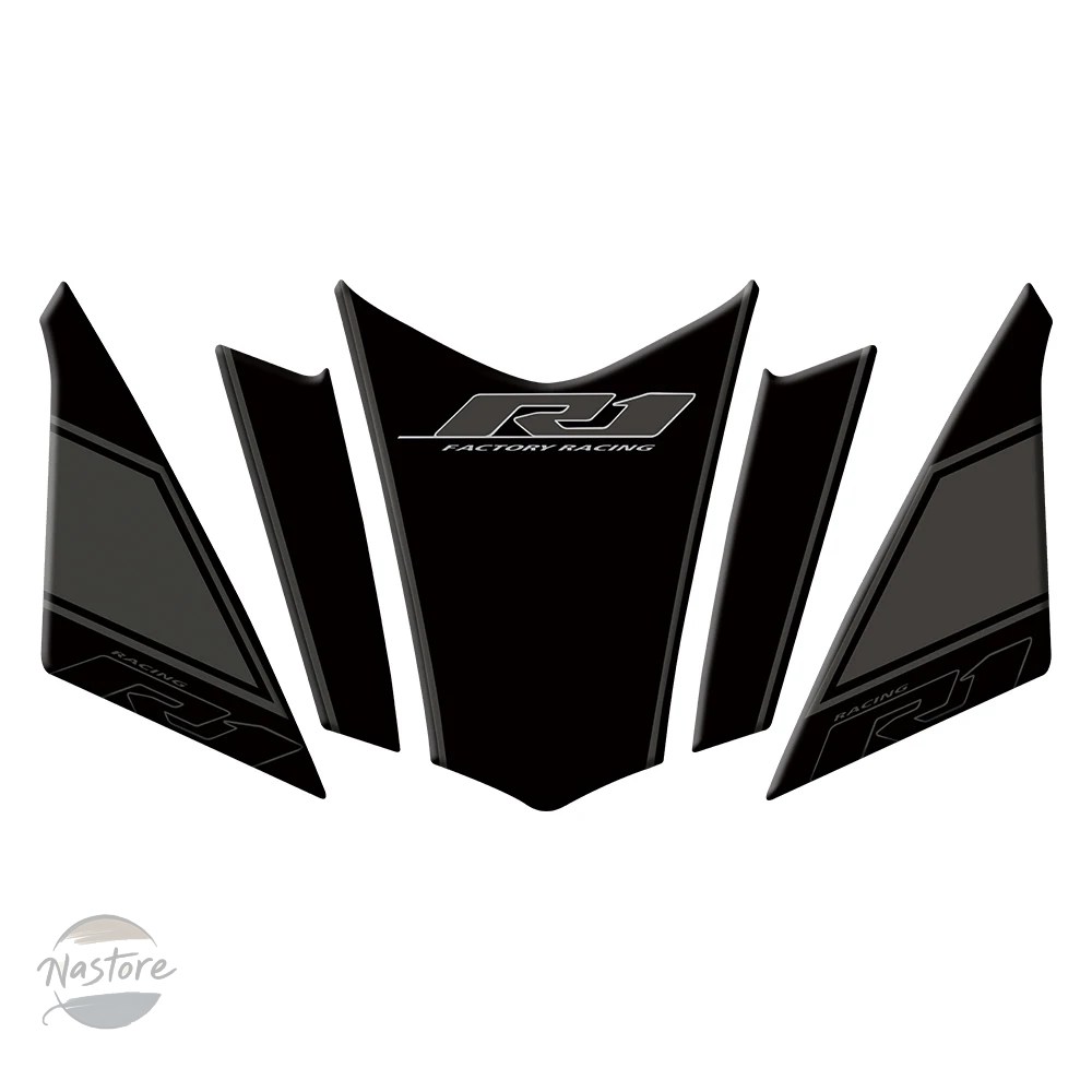 並行輸入品 r1m ヤマハ バイク m 2015 2024 fairing paint protection number board protector stickers カスタムパーツ 部品 アクセサリーの画像