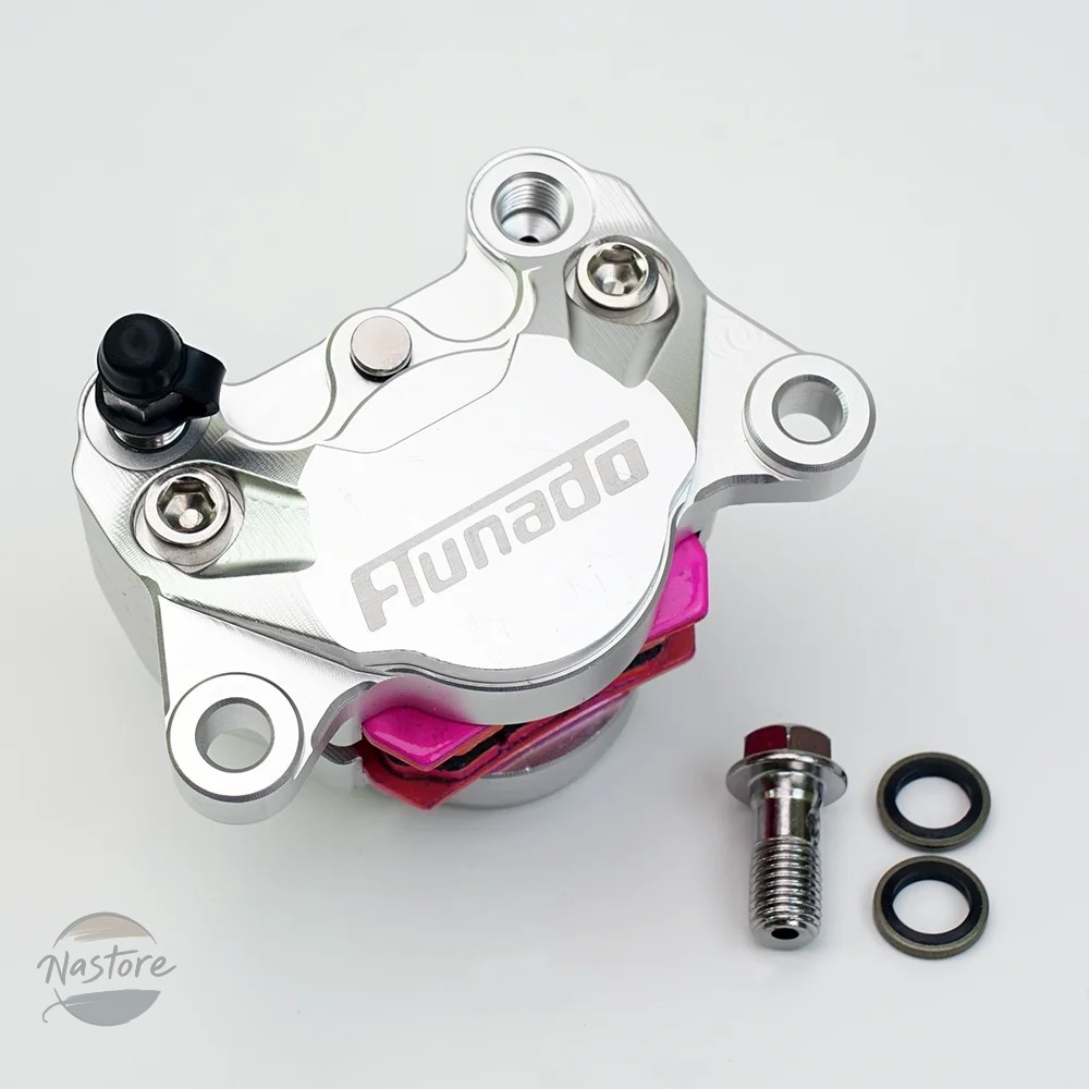 並行輸入品 ヤマハ バイク フロント リア ブレーキ 84mm ピッチング キャリパー アダプター ブラケット 2 ピストン fuxi ジョグ 部品 カスタムパーツ_9