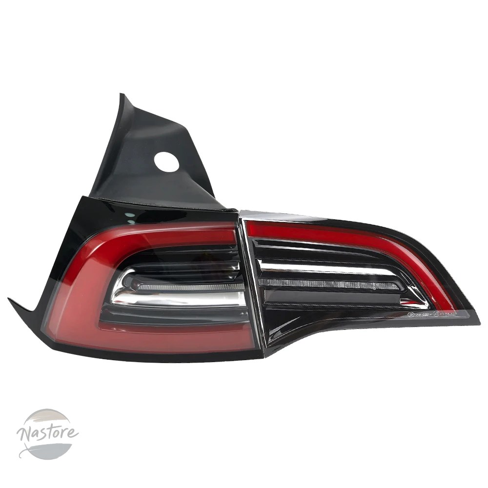 並行輸入品 テスラ モデルY/モデル3 2021-23用 左/右側テールランプ リアテールライト ブレーキランプ付きの画像