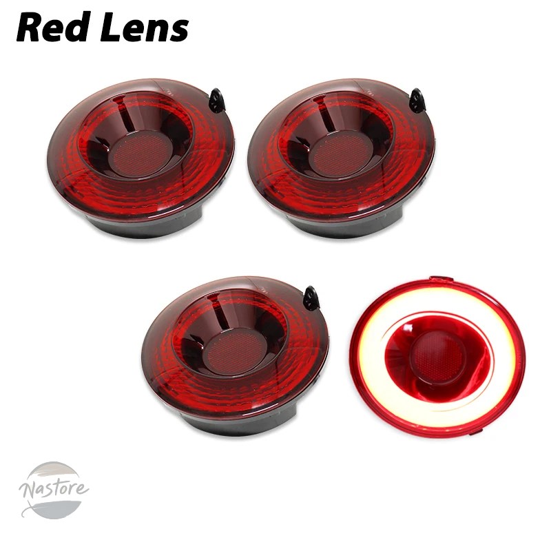 並行輸入品 車用LEDテールライトアセンブリ リアストップブレーキライト LEDストップライトランプ シボレーコルベットC6クーペサイドマーカーランプ用 4個の画像