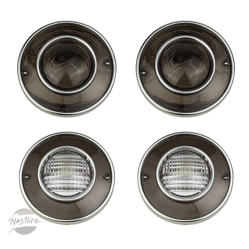 並行輸入品 コルベット C3 1975-1979 用 LED テールライト リアブレーキライト 4個 バルブ無の画像
