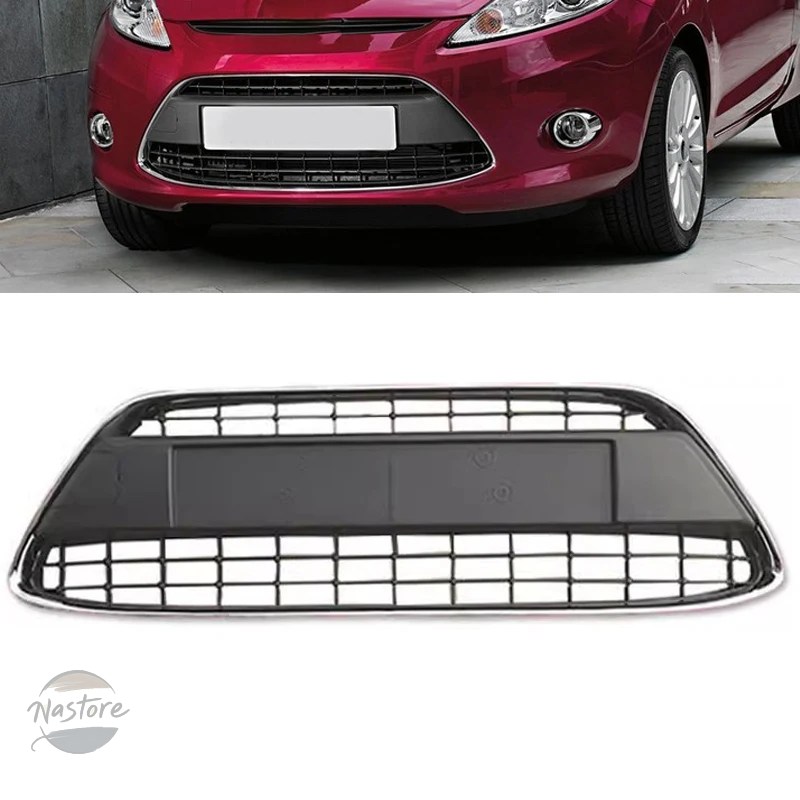 並行輸入品 カバー フロント フォード FORD フィエスタ MK7 40148 バンパーアンダーセンターグリルメッシュパネルレーシンググ_2