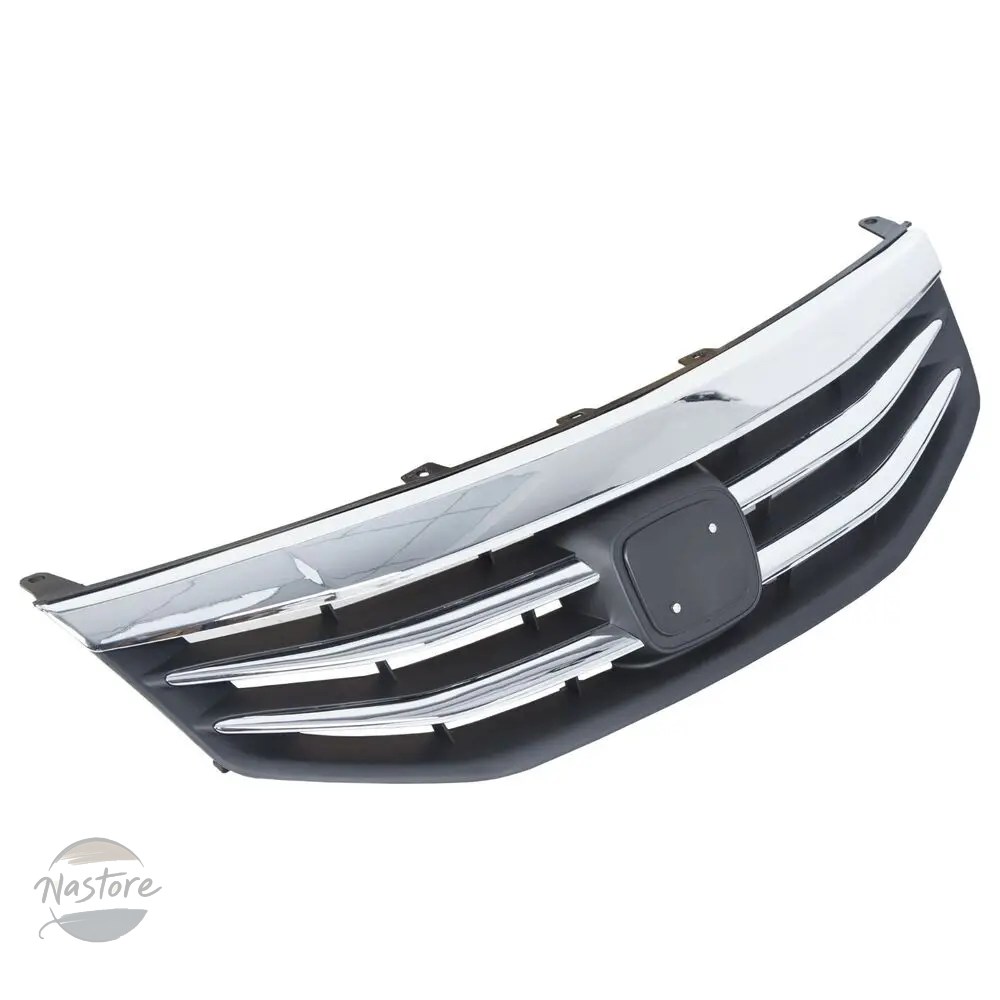 並行輸入品 ホンダ フロント ホンダ アコード 2011 2012 クロームラジエーターバンパーグリル アッパーグリル フロントグリル_1