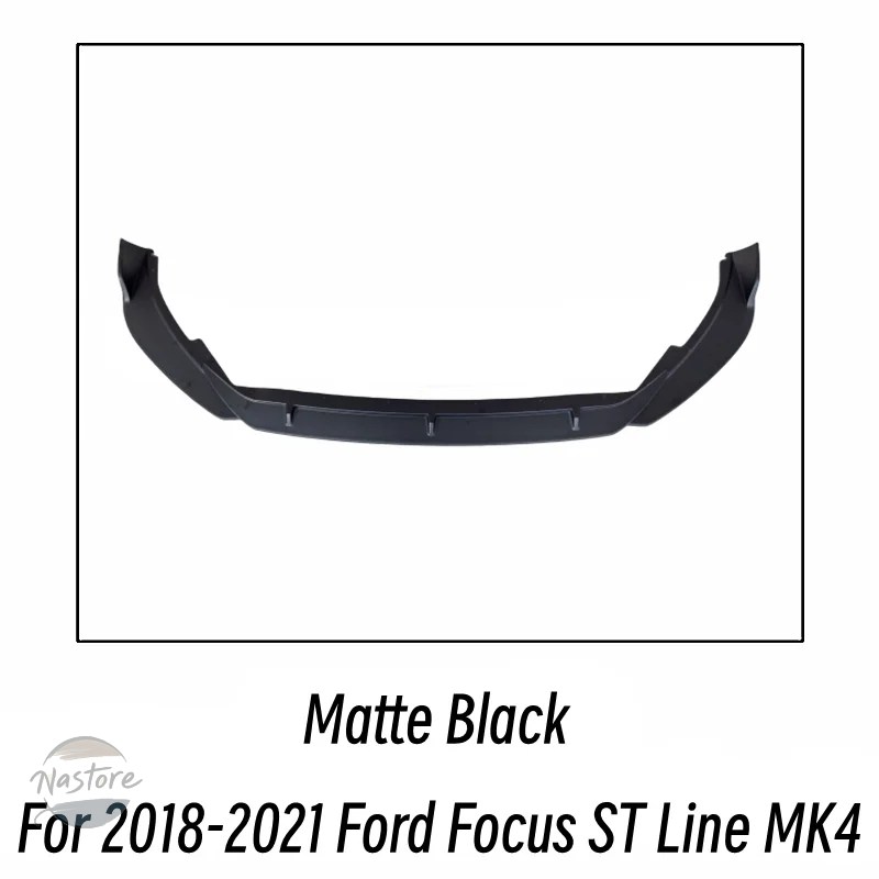 並行輸入品 外装 フロント ガード 2018-2021年式 フォード FORD フォーカス STライン MK4 バンパー リップ チンデフレクター プロテクト_1