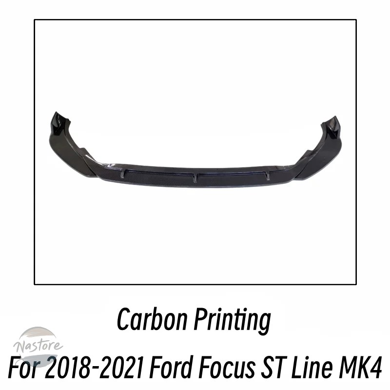 並行輸入品 外装 フロント ガード 2018-2021年式 フォード FORD フォーカス STライン MK4 バンパー リップ チンデフレクター プロテクト_3