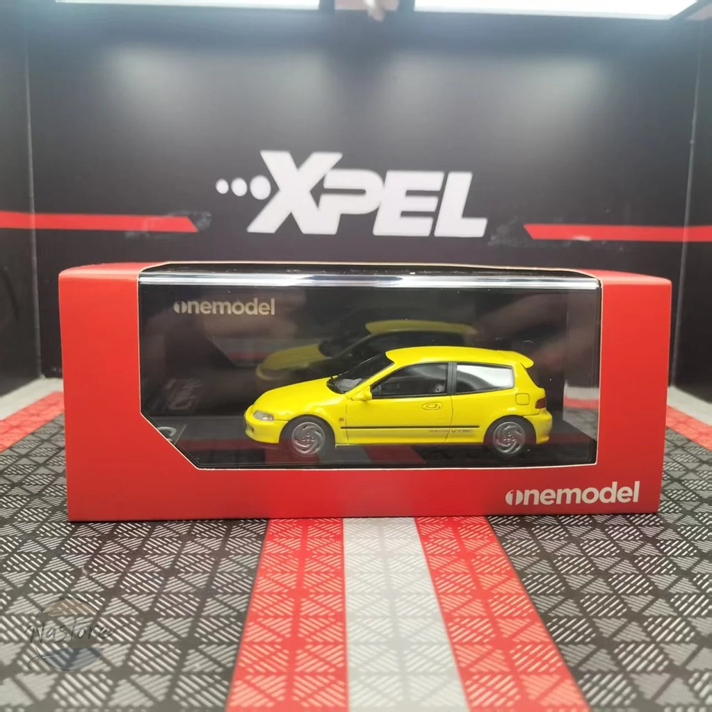 並行輸入品 ホンダ 樹脂素材 1:43スケール ホンダ シビック EG6 JDM ワゴン シミュレーションレジンスタティックカーモデル_1