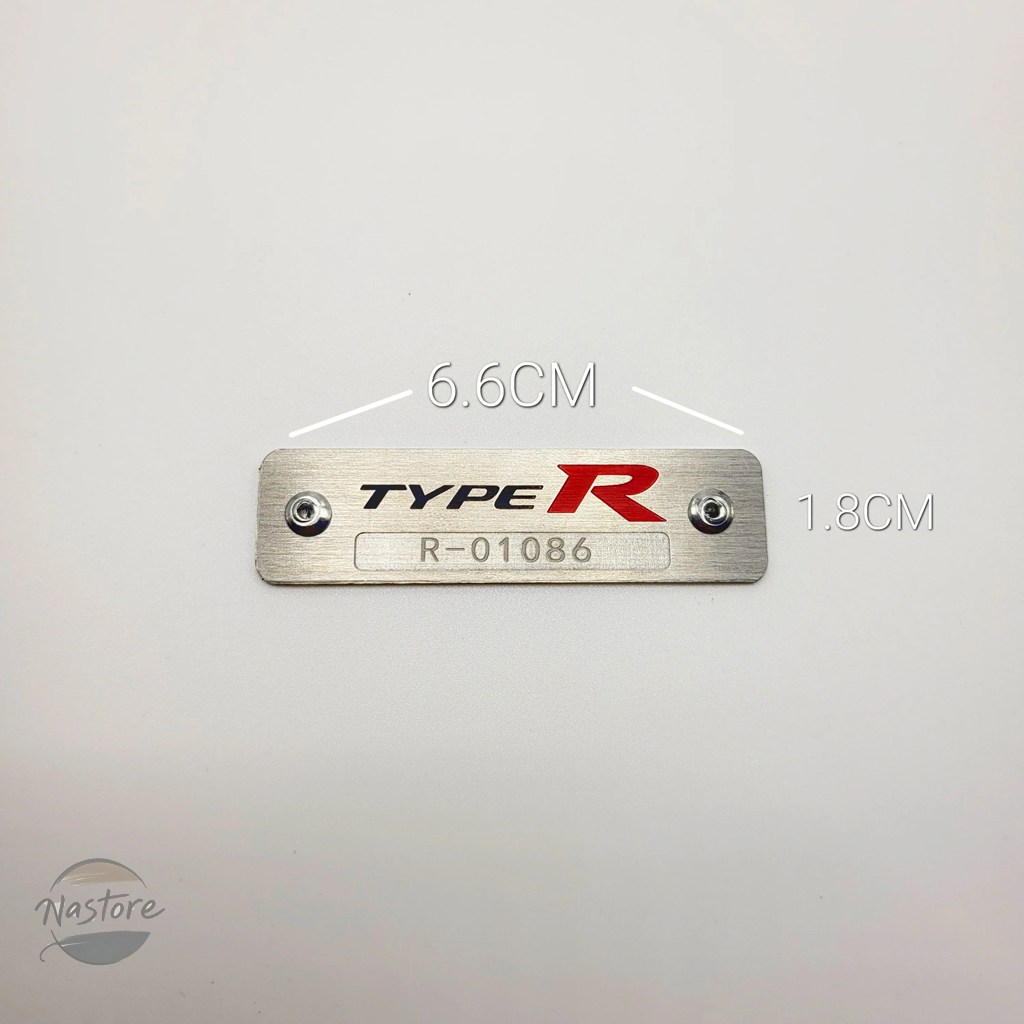 並行輸入品 ホンダ TYPER バッジ ホンダ 8TH 世代シビック TYPER/MUGEN 合金バッジ/FD2 TYPER シルバッジ