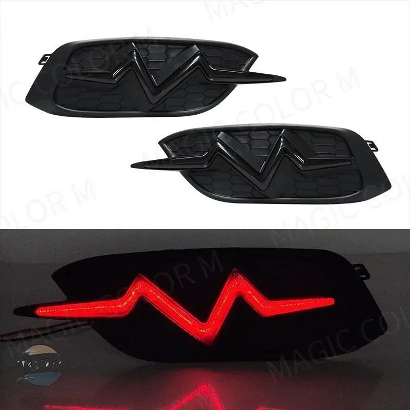 並行輸入品 ホンダ リア ブレーキ LEDバンパーリフレクターライト カーアクセサリー ホンダ シビック 2016-20_1