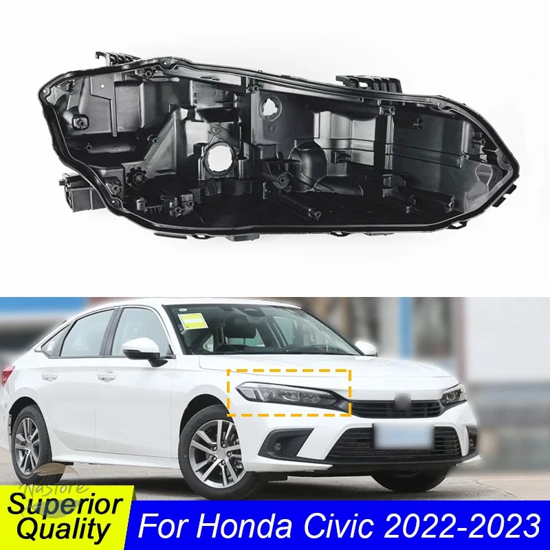 並行輸入品 ホンダ リア ヘッド ホンダ シビック2022 2023 ライトベースヘッドランプハウスカーベースオートヘッドライトバックハウスヘッドランプリアシ_1