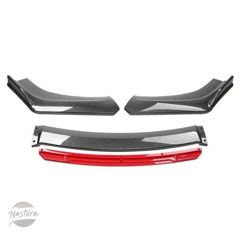 並行輸入品 フロント カスタム汎用カーボン パターンリップ第10世代シビックスペシャルフロントバンパー防止コーナー