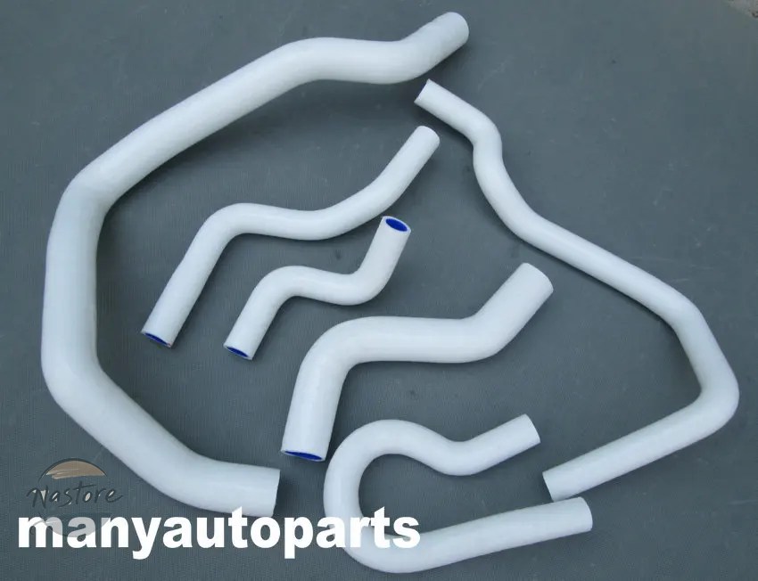 並行輸入品 ホンダ シリコンラジエーターホース 1992-2000 CIVIC EG EG6 EK D15 D16 ホワイト 93 94 95 96 97_1