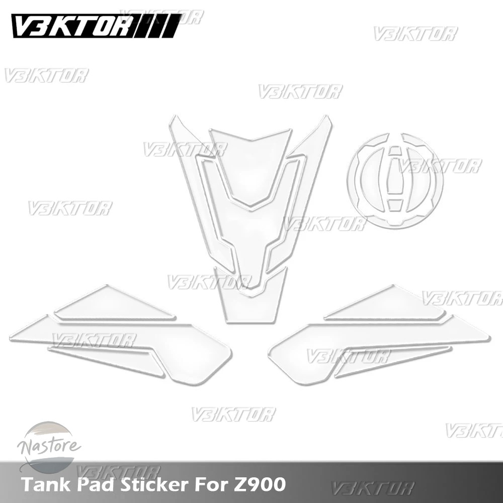 並行輸入品 z900 バイク リア カワサキ 2017-2025 3d ク燃料タンクパッドステッカー タンクキャップ デカール プロテクター カスタ_11