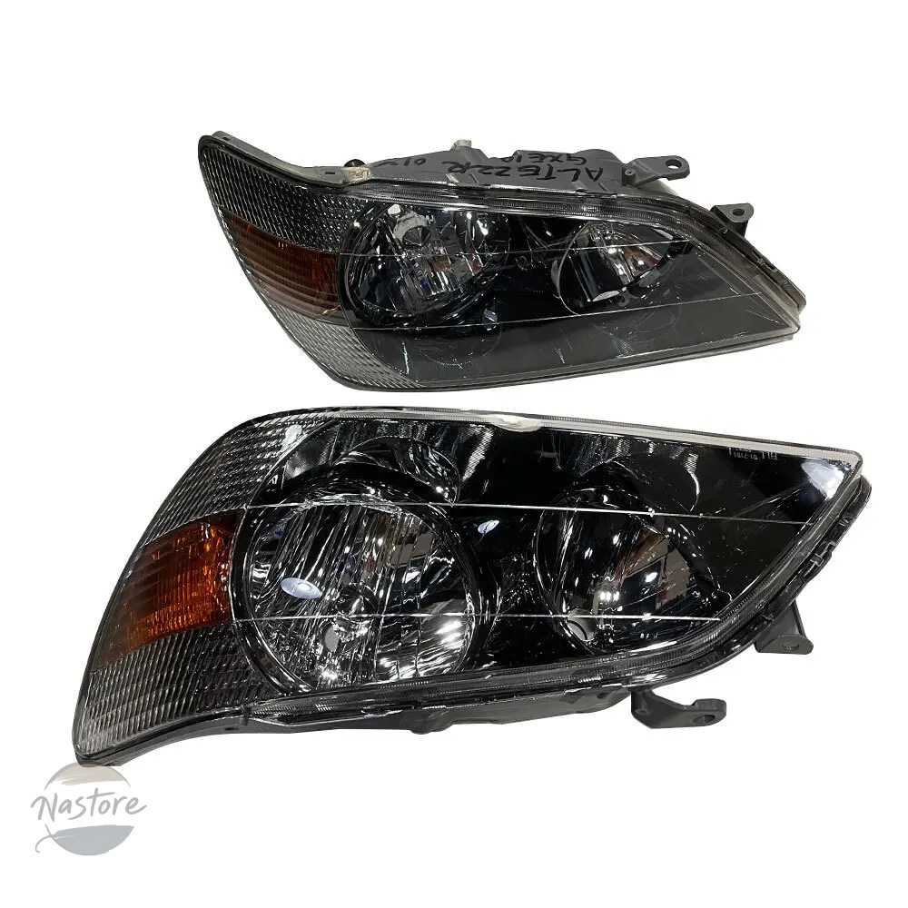 並行輸入品 トヨタ toyota フロント ヘッド アルテッツァ rs200 レクサス is200 1998〜2005年式 ペア ライト 部品 カスタムパーツ アクセサリーの画像