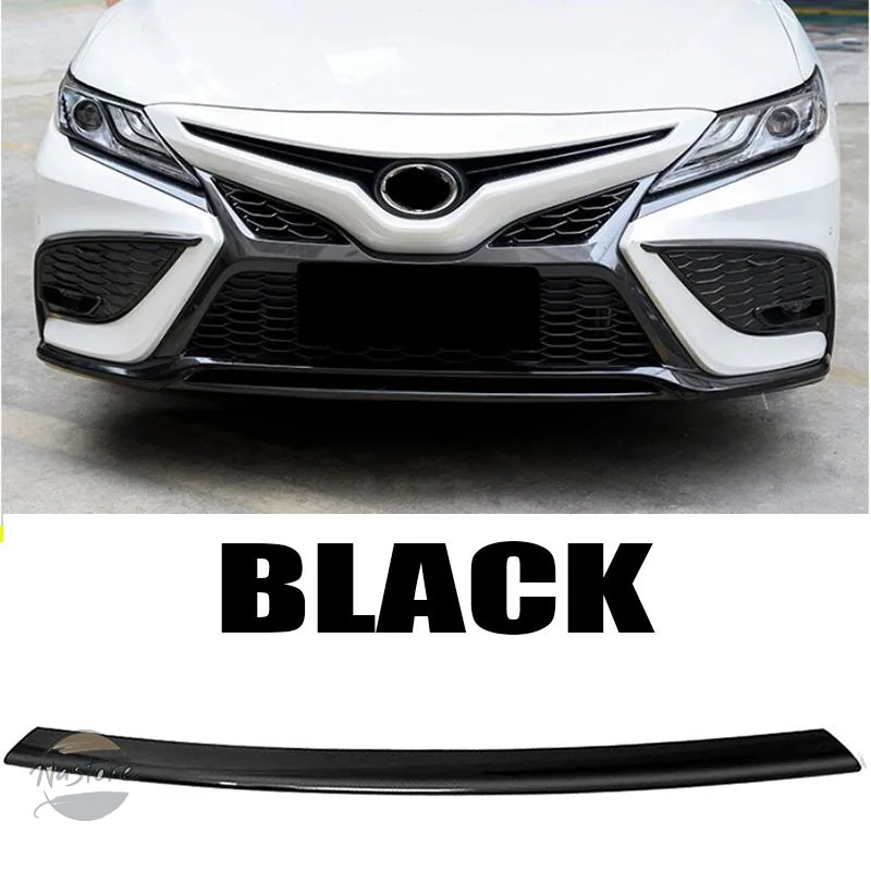 並行輸入品 トヨタ toyota カバー フロント カムリ se xse 2018 2019 2020 光沢ブラック バンパーモールディングトリム 部品 カスタムパーツ アクセサリー_6