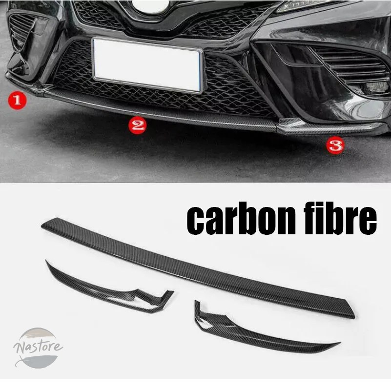 並行輸入品 トヨタ toyota カバー フロント カムリ se xse 2018 2019 2020 光沢ブラック バンパーモールディングトリム 部品 カスタムパーツ アクセサリー_7