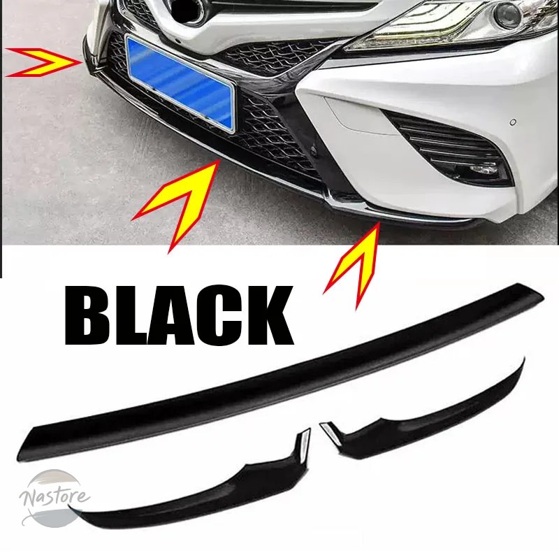 並行輸入品 トヨタ toyota カバー フロント カムリ se xse 2018 2019 2020 光沢ブラック バンパーモールディングトリム 部品 カスタムパーツ アクセサリー_8