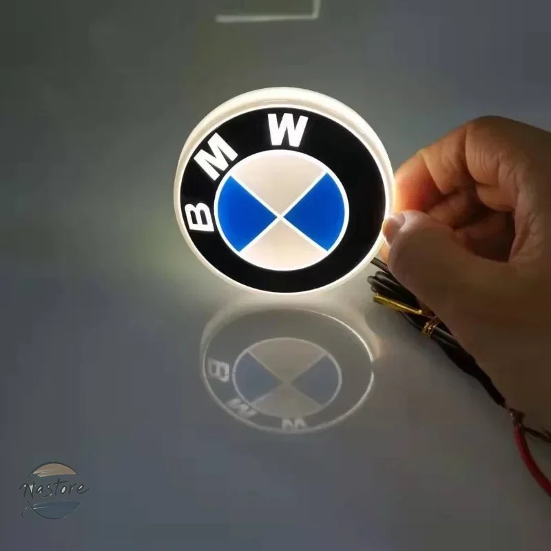 並行輸入品 BMW フロント リア カスタム 8.2cm 4d led マーカー ランプ bwm ライト装飾 1 3 シリーズ x1 x3 x5 x7 バッジ 部品 カスタムパーツ アクセサリー_2