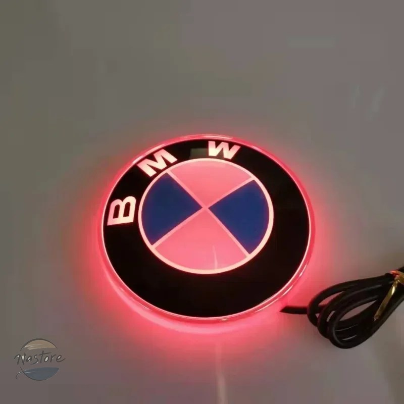 並行輸入品 BMW フロント リア カスタム 8.2cm 4d led マーカー ランプ bwm ライト装飾 1 3 シリーズ x1 x3 x5 x7 バッジ 部品 カスタムパーツ アクセサリー_1