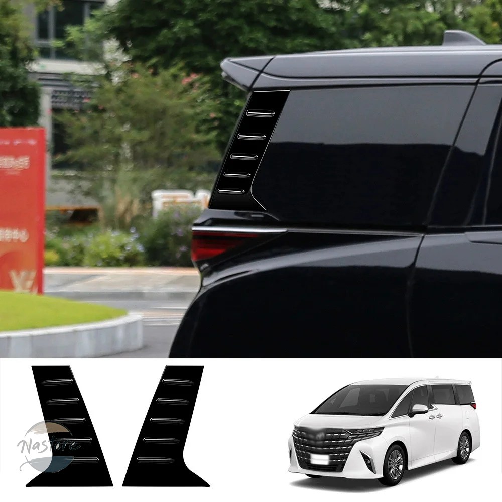並行輸入品 トヨタ toyota カバー スポイラー アルファード ヴェルファイア リア 40系 2023-2025年式 abs製 ウィンドウトリム