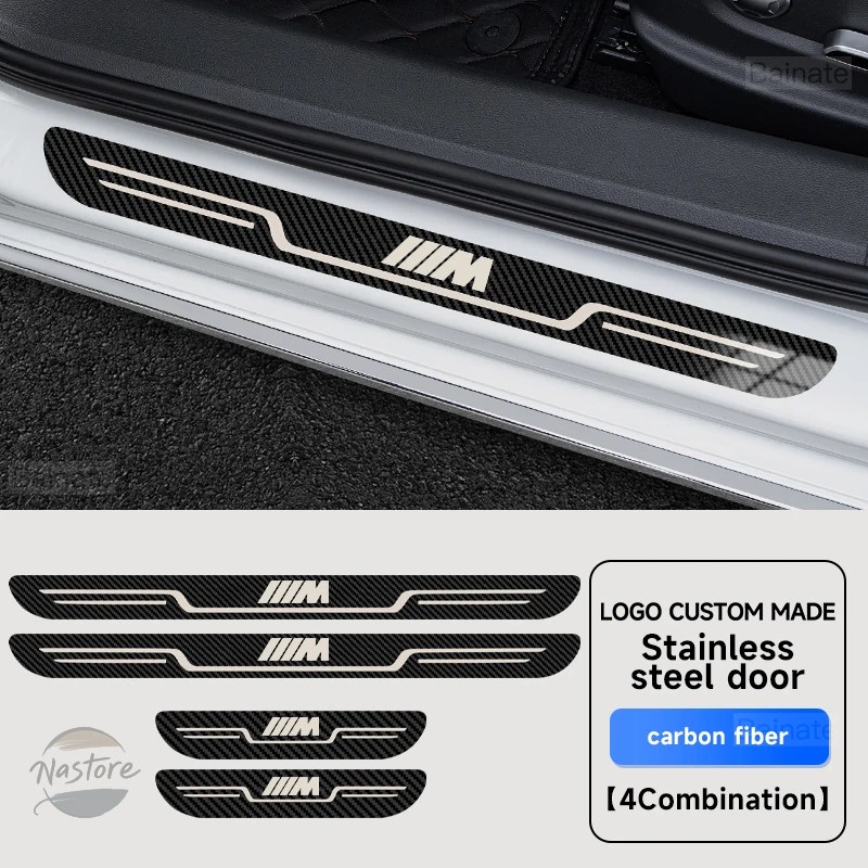並行輸入品 BMW m3 クラッチ ステンレス ドアシルスカッフプレート m 