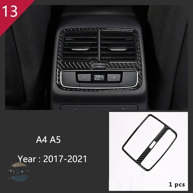 並行輸入品 アウディ audi カバー カスタムパーツ アームレスト カーボンインナーシフトボタンパネル読書灯美化ステッカー a4 a5 b9 アクセサリー 部品_5