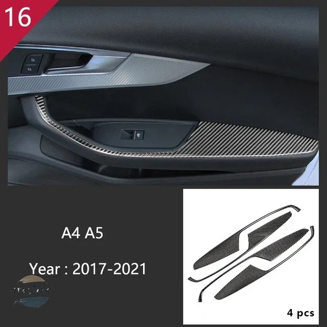 並行輸入品 アウディ audi カバー カスタムパーツ アームレスト カーボンインナーシフトボタンパネル読書灯美化ステッカー a4 a5 b9 アクセサリー 部品_7