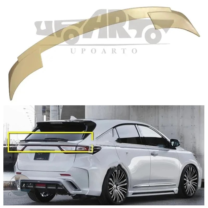 並行輸入品 トヨタ toyota リア スポイラー ハリアー ハーヴェンザ 2021 + abs プラスチックウイングトランクミッド 部品 カスタムパーツ アクセサリー