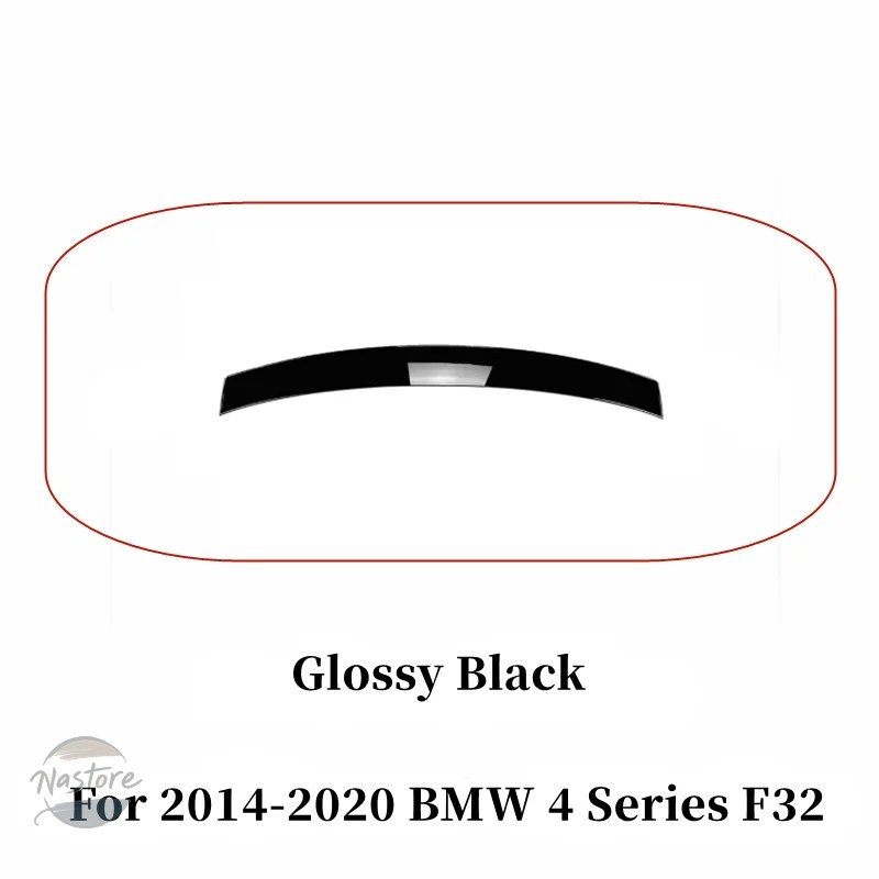 並行輸入品 BMW f32 カバー リア スポイラー ルーフスポイラー カスタム アクセサリー スポーツ ルーフ トランク ブラックカーボン エクステチューニングの画像