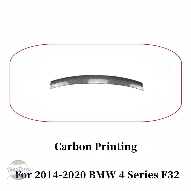 並行輸入品 BMW f32 カバー リア スポイラー ルーフスポイラー カスタム アクセサリー スポーツ ルーフ トランク ブラックカーボン エクステチューニングの画像