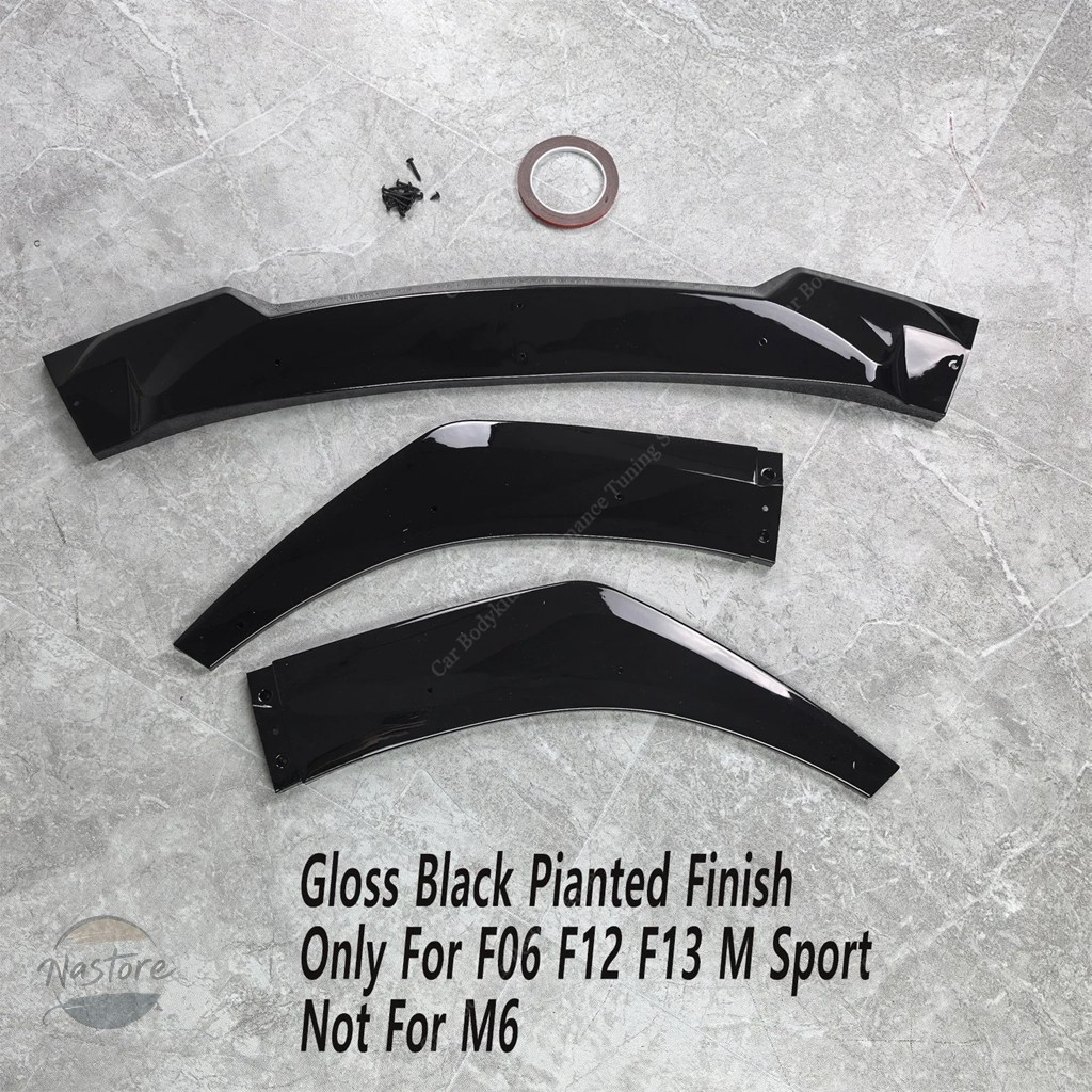 並行輸入品 BMW f12 スポイラー リップスポイラー リップ f13 f06 v スタイル フロント カスタムパーツ 部品 アクセサリー_1