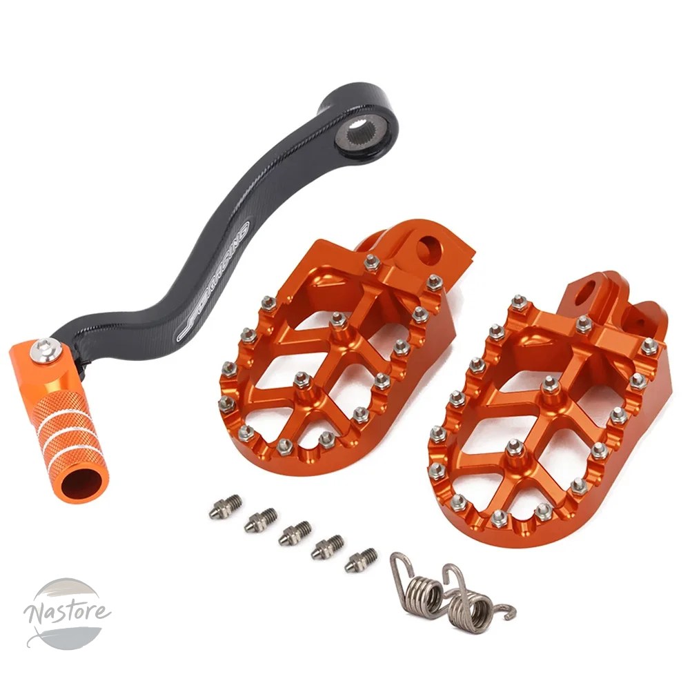 並行輸入品 KTM バイク ペダル アクセサリー カスタム フット シフト セット ギア カスタムパーツ 部品 アクセサリーの画像