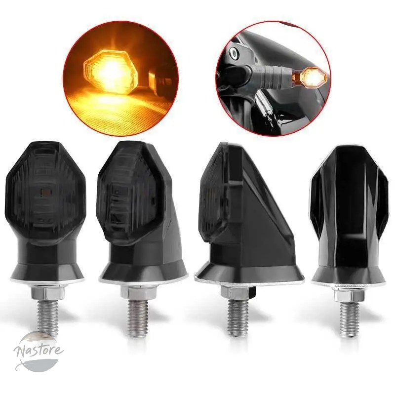 並行輸入品 ミニ バイク ウインカー 8mm led ウィンカー インジケーター ライト 12v カスタムパーツ 部品 アクセサリー_3
